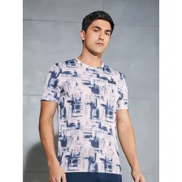 Technosport Men Printed Antimicrobial Slim Fit T-shirt-picture-43