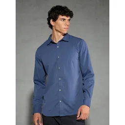 Technosport Men Solid Slim Fit Spread Collar Casual Shirt with TS Lytra-picture-19