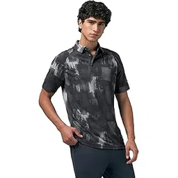 technosport Mens Slim Fit All Over Print Half Sleeve Polo T-Shirt with UPF50+, Quick Dry for Regular Use-picture-22