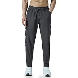 technosport Men's Slim Fit Mid Rise Cargos for Gym, Workout & Sports-picture-39
