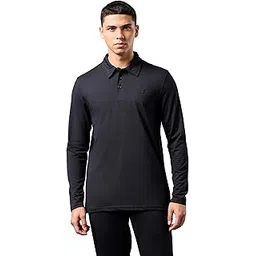 technosport Mens Slim Fit Solid Full Sleeve Cotflex Polo T-Shirt for Regular and Casual Uses-picture-20