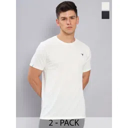 Technosport Pack of 2 Antimicrobial Slim Fit Training or Gym T-shirts-picture-18