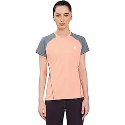 technosport Quickdry Womens Slimfit Roundneck Halfsleeve T-Shirt Odourfree Breathable UV Protection (WTW114_123P)-picture-13