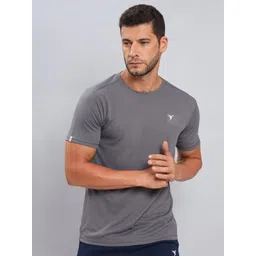 Technosport Round Neck Antimicrobial Slim Fit Training or Gym T-shirt-picture-20