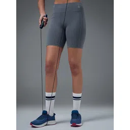 technosport Solid Women Blue Tights-picture-35