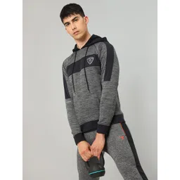 Technosport Striped Hooded Antimicrobial Pullover-picture-12