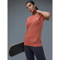 Technosport Women Brand Logo Antimicrobial Slim Fit T-shirt-picture-40