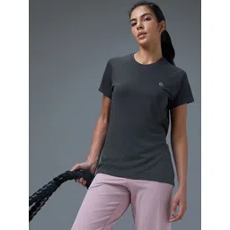 Technosport Women Brand Logo Antimicrobial Slim Fit T-shirt-picture-26