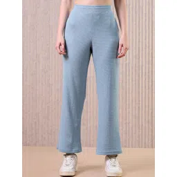 Technosport Women Cubic Melange Relaxed Fit Track Pants With Double Cool-picture-46