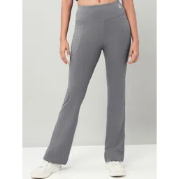 Technosport Women Dry-Fit Flared-Fit Track Pants with Side Pockets-picture-27