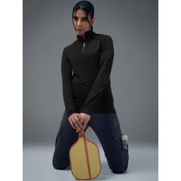 Technosport Women High Neck Antimicrobial Slim Fit T-shirt-picture-34