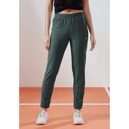 technosport Women Solid Green Track Pants-picture-21