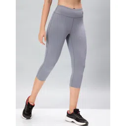 Technosport Women Three-Fourth Length Antimicrobial Gym Tights-picture-24