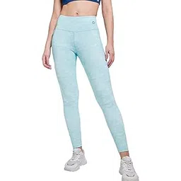 technosport Womens Skinny Fit Activewear Tights for Running, Gym, Sports and Regular Use, Antimicrobial and Printed-picture-35