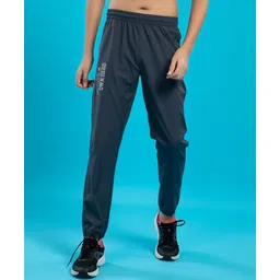Technosport Woven Be Your Own Hero Text Printed Breathable & Dry Fit Sports Joggers - Grey-picture-13