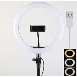 Techpunch 10 Inch LED |Dimmble Lighting|Recording Phone Photo video shoot Ring Flash Flash image 1