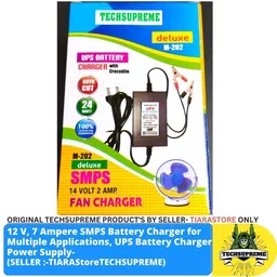 techsupreme 12V 7Amp UPS Battery Charger Power Supply Adapter for Inverter Square Wave Inverter-picture-41