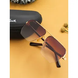 Ted Smith Aviator Sunglasses With Polarised and UV Protected Lens-HILTON3_C2-picture-32
