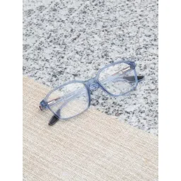 Ted Smith Blue Rectangular Unisex Eye Frames-picture-46