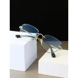 Ted Smith Blue UV Protection Cat Eye Sunglasses for Women-picture-34