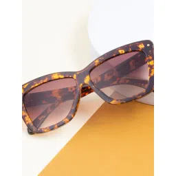 Ted Smith Brown Cat Eye UV Protection Sunglasses for Women-picture-33