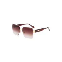 Ted Smith Brown Square UV Protection Unisex Sunglasses-picture-38