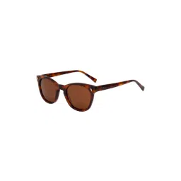 Ted Smith Brown Square UV Protection Unisex Sunglasses-picture-12