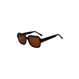 Ted Smith Brown Square UV Protection Unisex Sunglasses-picture-38