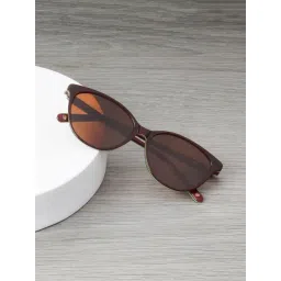 Ted Smith Brown UV Protection Cat Eye Sunglasses for Women-picture-35