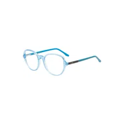 Ted Smith Festive Blue Round Eye Frames For Women-picture-13