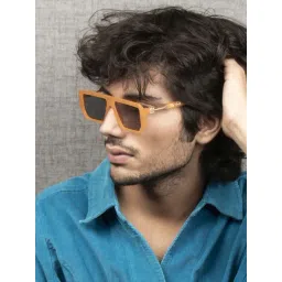 Ted Smith Grey Aviator UV Protection Unisex Sunglasses-picture-28