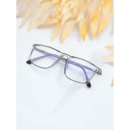 Ted Smith Grey Rectangular Unisex Eye Frames-picture-20