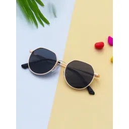 Ted Smith Grey Round UV Protection Unisex Sunglasses-picture-34