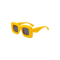 Ted Smith Grey Square UV Protection Unisex Sunglasses-picture-31