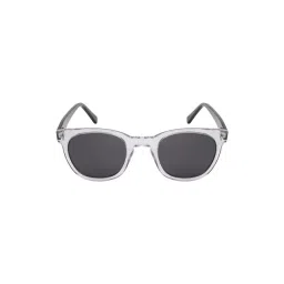 Ted Smith Grey Square UV Protection Unisex Sunglasses image 2