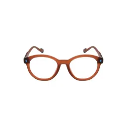 Ted Smith Premium Italian Brown Round Unisex Eye Frames-picture-24
