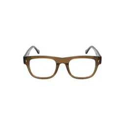 Ted Smith Premium Italian Brown Square Unisex Eye Frames-picture-18