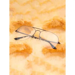 Ted Smith Silver Aviator Unisex Eye Frames-picture-45