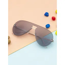 Ted Smith Unisex Aviator Sunglasses with UV Protected Lens NOLIMIT_C3-SILVER-picture-29