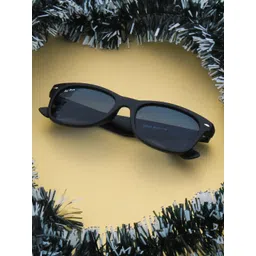 Ted Smith Unisex Blue Lens & Black Wayfarer Sunglasses with Polarised Lens L-SAILER_C4-picture-20