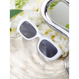 Ted Smith Unisex UV Protected Rectangle Sunglasses FROSTY_C2-picture-25