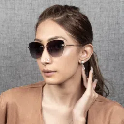 TED SMITH UV Protection Cat Eye Sunglasses For Women Stylish Splash-C1 57 image 1