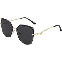 ted smith UV Protection Square Sunglasses Grey For Women-picture-14