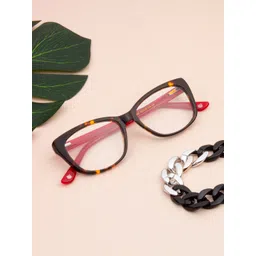 Ted Smith Women Red Full Rim Cateye Frames Eyeglasses-picture-21