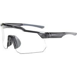 Ted Smith Unisex Grey Sports Shooting Glasses with Photochromic Lens & Prescription Lens Clip-picture-14