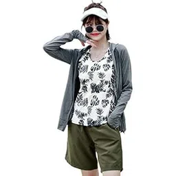 teddy hys2327 Women's Swimsuit, Body Cover, Tankini, Long Sleeve Rash Guard, Bra Top, Shorts, 4-Piece Set-picture-39