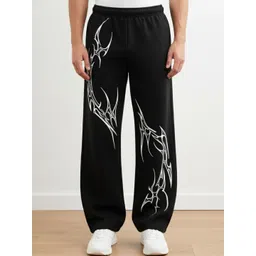 TEDWOODS Men Dragon Printed Regular Fit Track Pants-picture-23