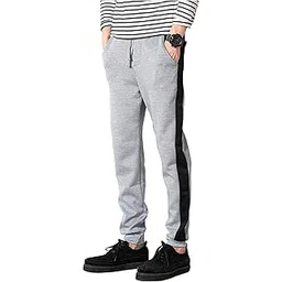 tee town Trending Color Block Lower Track Pants Joggers Pajama for Mens Side Gulla-picture-51