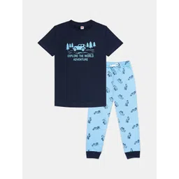 Tee Weavers Boys Printed Night suit-picture-18