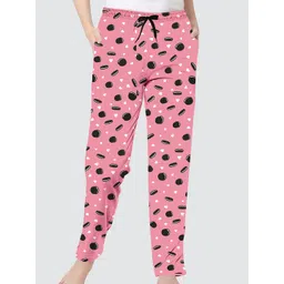 Tee Weavers Girls Printed Cotton Lounge Pants-picture-51